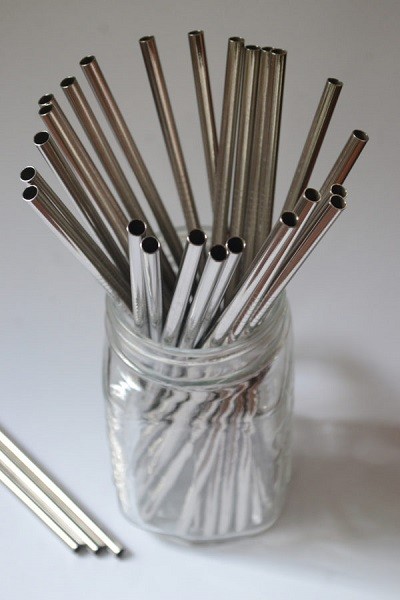 Almitra Sustainables: Stainless Steel Straws - Straight