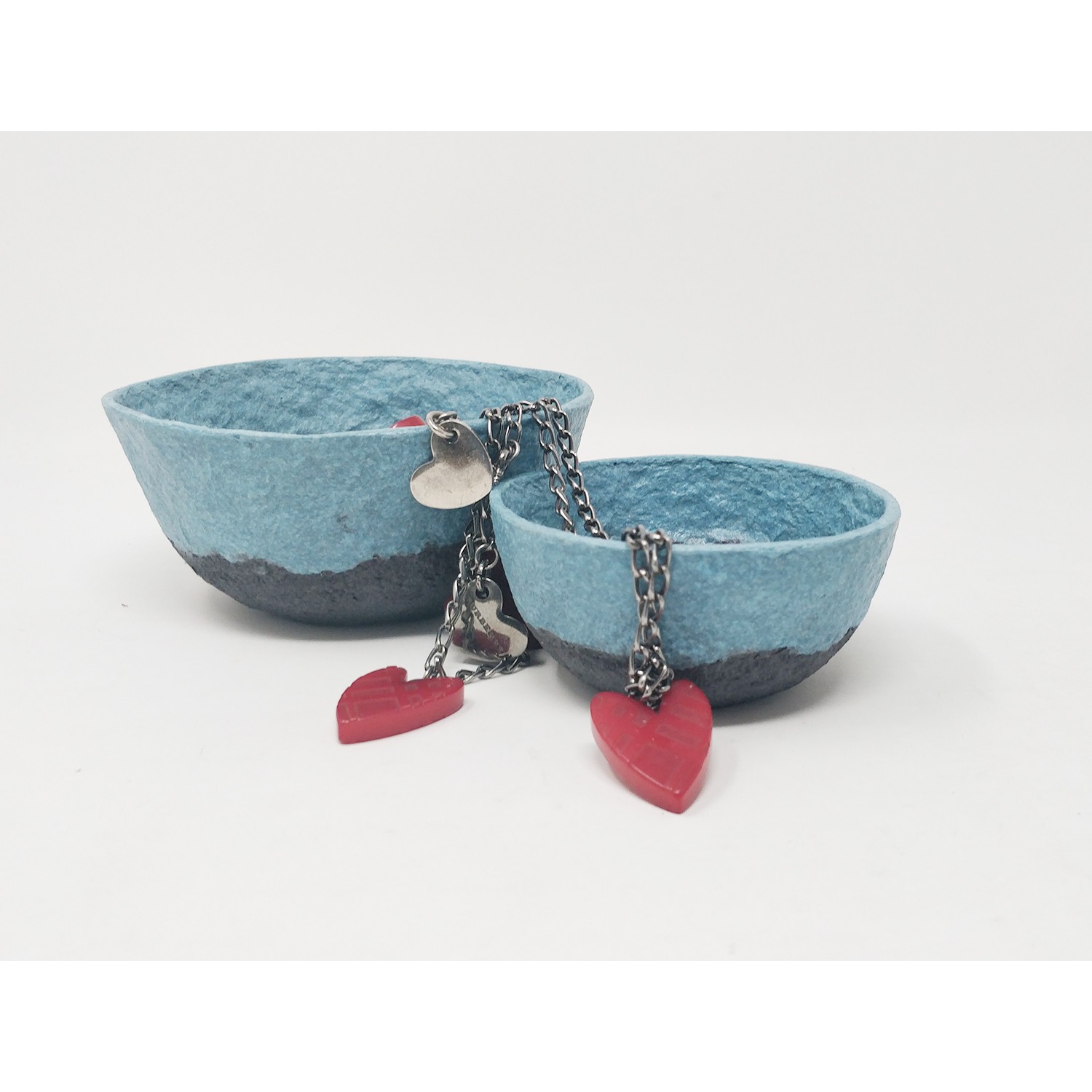 Cool cotton mache bowl - Set of 2