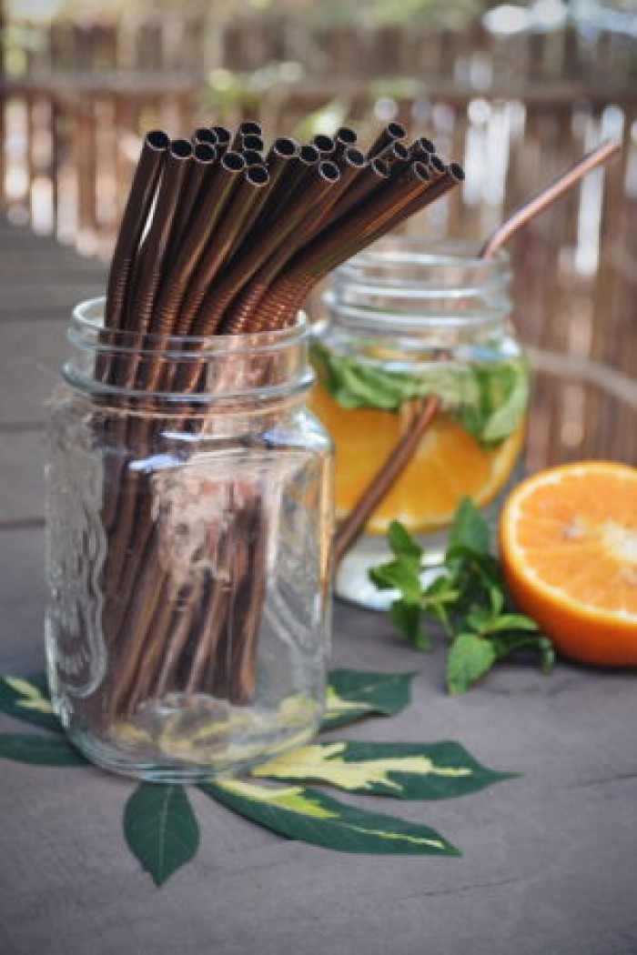 Almitra Sustainables: Reusable Copper Bent Straw