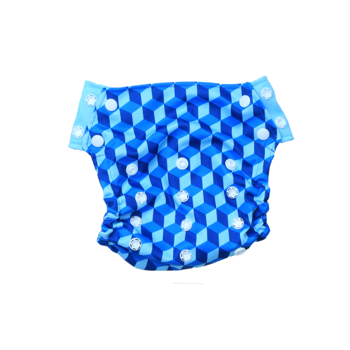 Innate Baby Cloth Diaper Cover - Building Blocks of Life | Blue