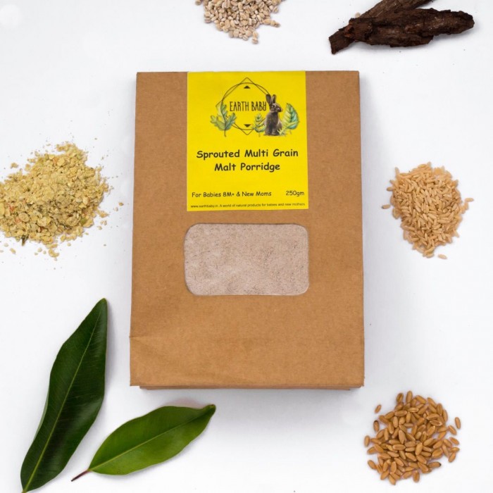 Organic Sprouted Multi-grain Malt porridge - 500 gms
